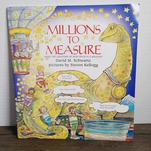 Vintage 2003 Millions to Measure David M. Schwartz Children's Picture Book